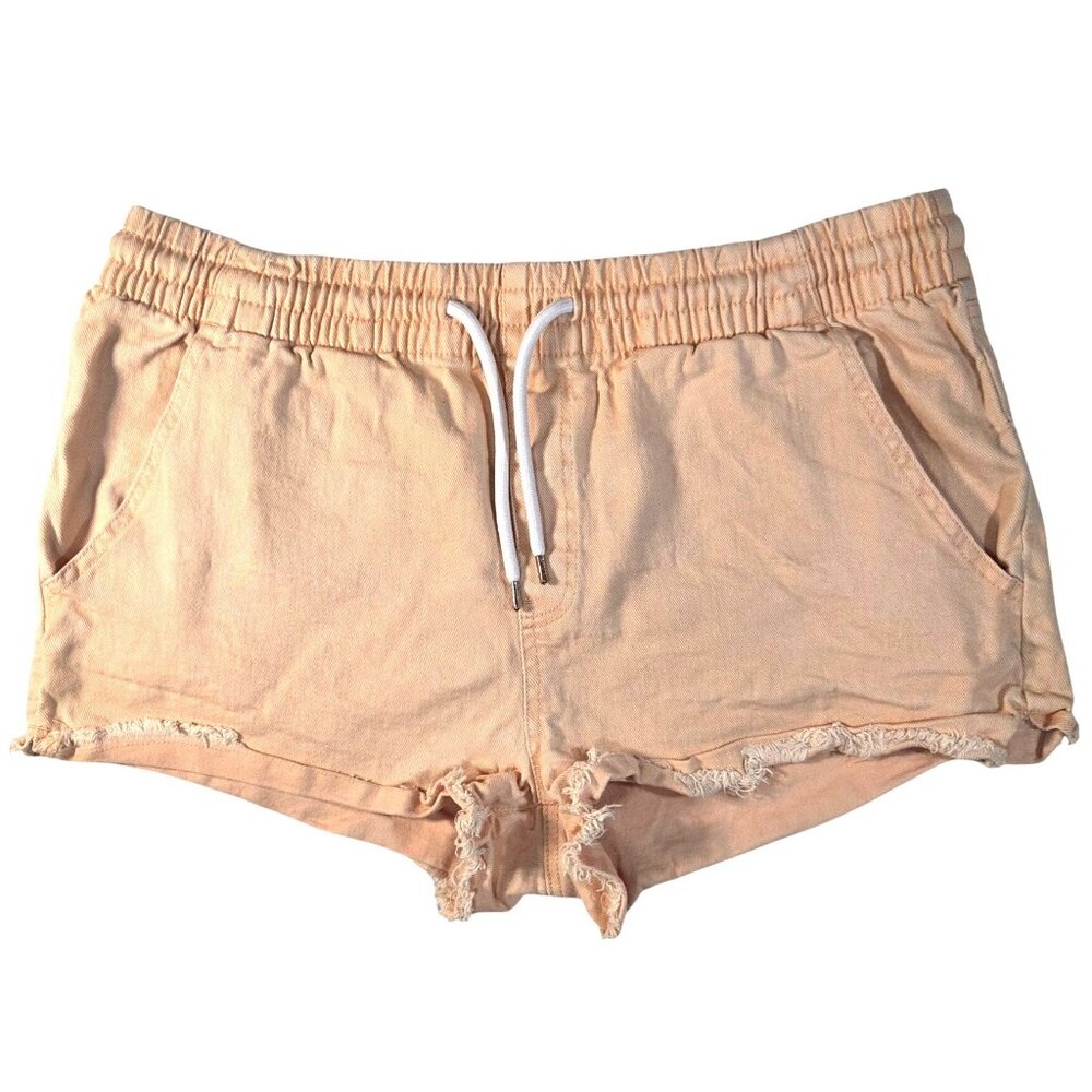 Celebrity Pink Peach Pull-On Drawstring Casual Coastal Beach Summer Shorts XL